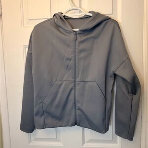 lululemon athletica Gray Hooded Jacket